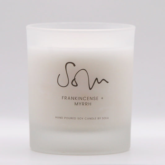 Frankincense + Myrrh Soy Wax Candle